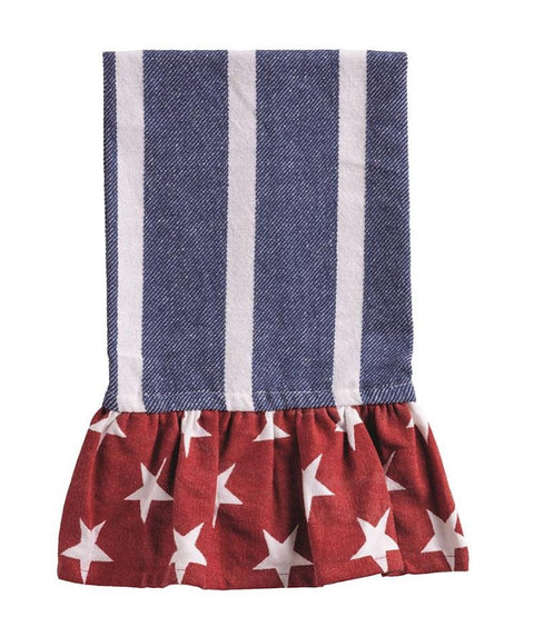 Blue Stripe Americana Towel - Navy