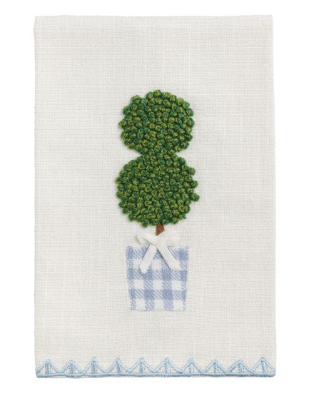 Topiary Tea Towel - Green