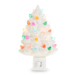 6" Vintage White Tree Night Llight