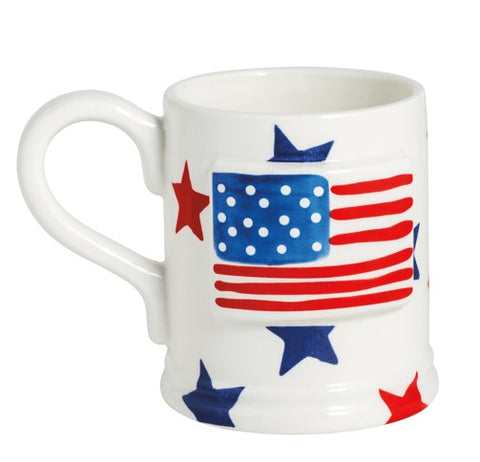 American Flag Mug - Red/White/Blue
