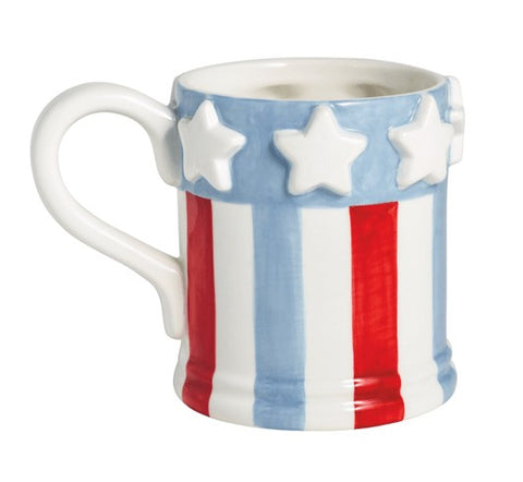 Americana Star Mug - Red/White/Blue