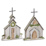 6" Church Ornament - Choose from 2 styles