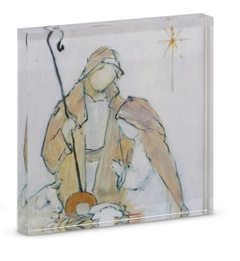 6" Glorify Him Acrylic Block - Holy Family