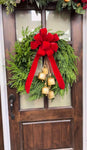 30" Just Cut Natural Touch Norfolk Pine Wreath - Natural Green