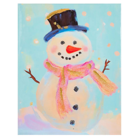 18.25" Enchanted Chill Wall Art - Snowman