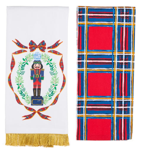 Nobel Nutcracker Tea Towel - Set of 2
