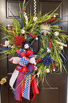 Red, White & Blue Starburst Wreath