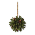 5 Inch Angel Pine Ornament w/Pinecones
