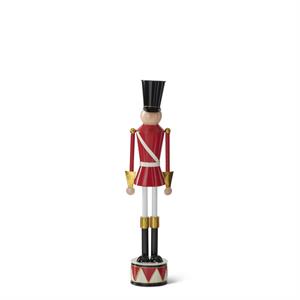 18.5" Metal Soldier - Black/White/Red