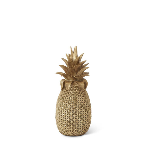 16.5" Resin Pineapple - Gold