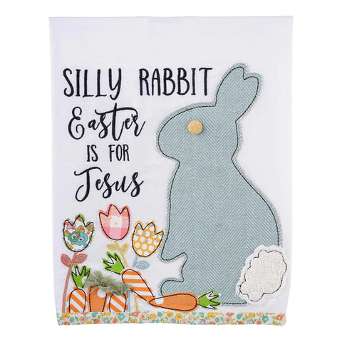 Silly Rabbit Carrot Patch Tea Towel