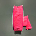Fuchsia Dupioni Wired Ribbon - 1.5" x 25yds