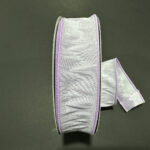 Lavender Dupioni Wired Ribbon - 1.5" x 25yds