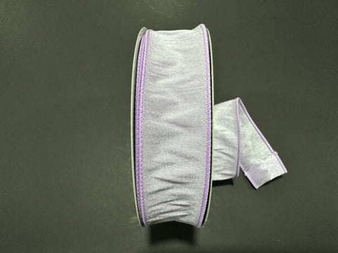 Lavender Dupioni Wired Ribbon - 1.5" x 25yds