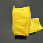 Daffodil Dupioni Wired Ribbon - 2.5" x 25yds
