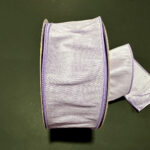 Lavender Dupioni Wired Ribbon - 2.5" x 25yds