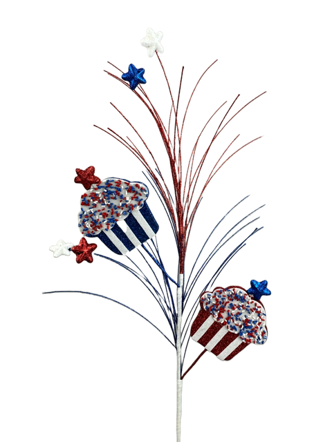 28" Cupcake Spray x2 - Patriotic