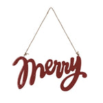 Merry Sign 11"L x 5.25"H MD