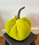 Large Velvet Pumpkin-Green