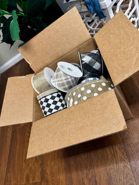 Neutral Ribbon Mystery Box
