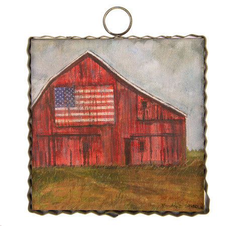 Mini American Barn Print Charm