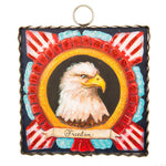 Mini Freedom Eagle Print Charm