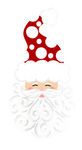 Jolly St. Nick Santa - Acrylic Christmas Ornament