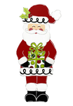 Santa Claus  - Christmas Corrugated Coroplast Yard Stake