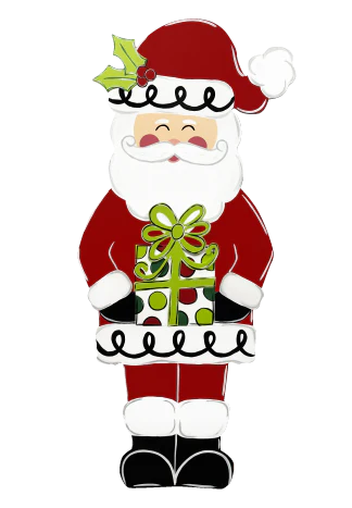 Santa Claus  - Christmas Corrugated Coroplast Yard Stake