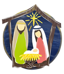 Nativity Scene - Christmas Corrugated Coroplast Yard Stake