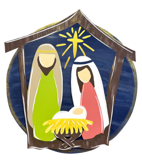 Nativity Scene - Christmas Corrugated Coroplast Yard Stake