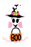 Bougie Boo Ghost Halloween -  Corrugated Coroplast Yard Stake