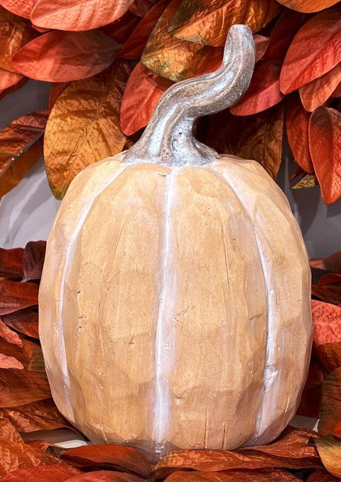 7" Pumpkin - Tan - RESIN
