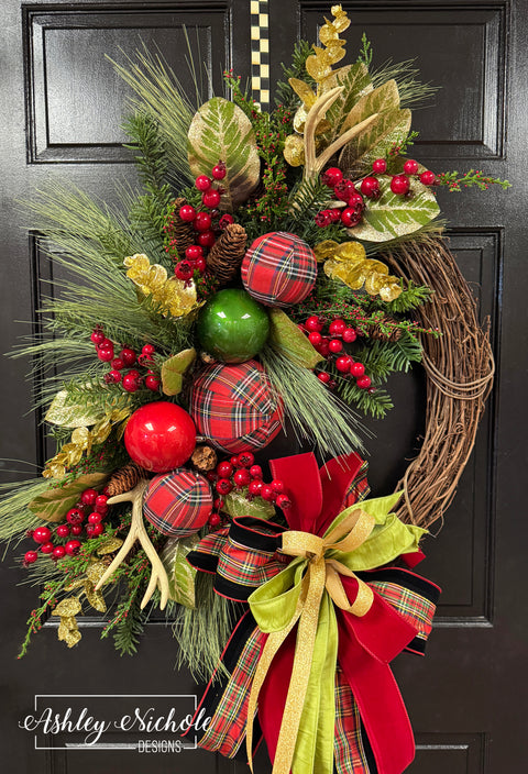 A Very Highland Christmas Wreath