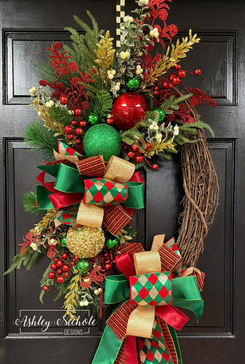 All Dressed Up for Christmas Wreath