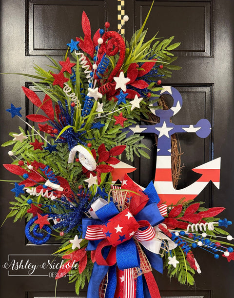 Americana Anchor Wreath