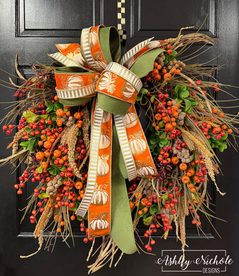 Autumn Berry Harvest Wreath