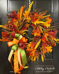 Blazin' Fall Wreath