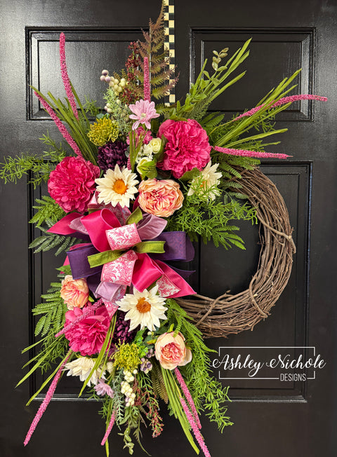 Blooming at the Cottage Wreath