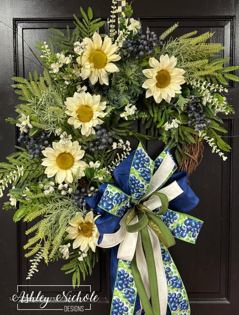 Blueberry Fields Forever Wreath