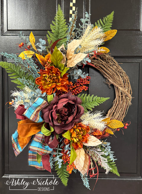 Boho Fall Wreath