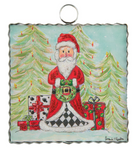 Mini Elegant Santa Print Charm Attachment