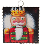 Mini Elegant Nutcracker Print Charm Attachment