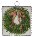 Mini Cedar Wreath Print Charm Attachment