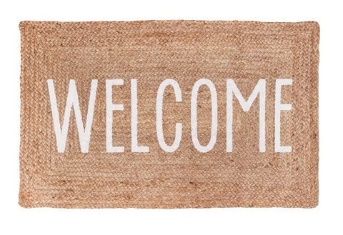 Welcome Jute Braided Rug