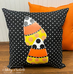 Custom - Candy Corn Stack Halloween Pillow