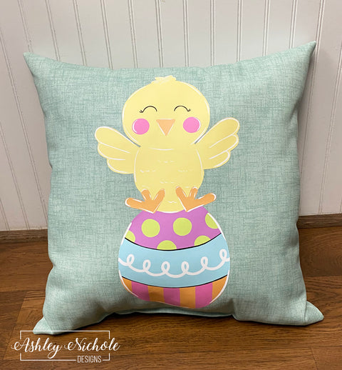 Custom-Chick-Cute as a Button Pillow