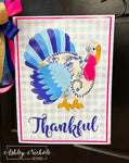 Chinoiserie Tom Turkey - Blue & White - Vinyl Garden Flag