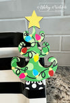 Christmas Tree - Colorful & Funky - Mini Piece (Magnet/Velcro)