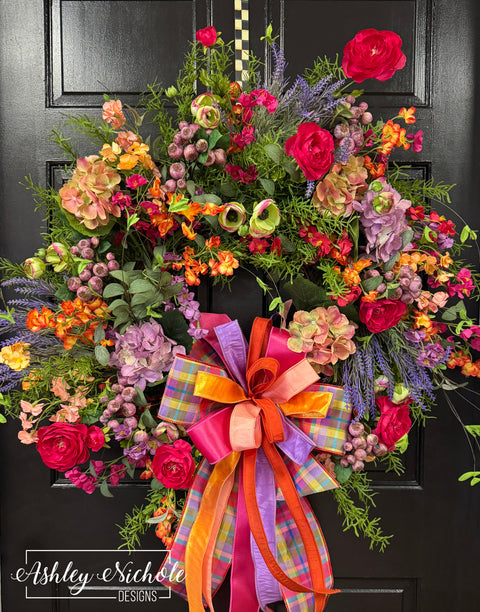 Colorburst Garden Wreath (OVERSIZED)